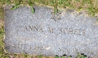Anna M Scheer