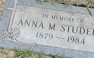 Anna M Studer Anna M Studer