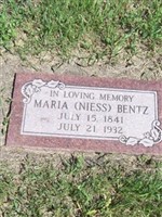 Anna Maria Niess Bentz