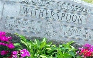 Anna May Monter Witherspoon