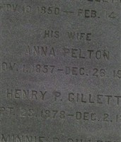 Anna Pelton Gillett Anna Pelton Gillett