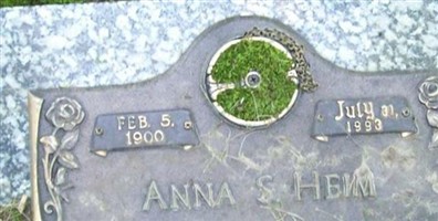Anna S. Heim Anna S. Heim