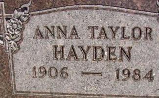 Anna Taylor Hayden