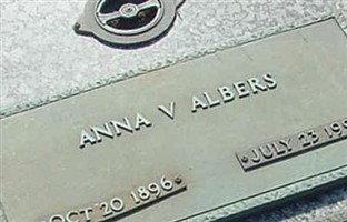 Anna Victoria "Nana" Bednar Albers Anna Victoria "Nana" Bednar Albers