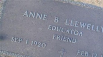 Anne B. Llewellyn Anne B. Llewellyn