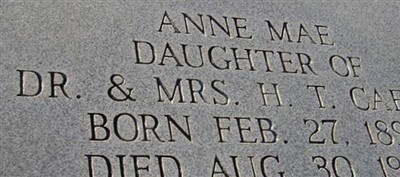 Anne Mae Caffey Anne Mae Caffey