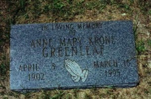 Anne Mary Krone Greenleaf