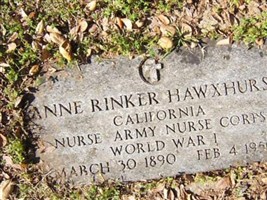 Anne Rinker Hawxhurst