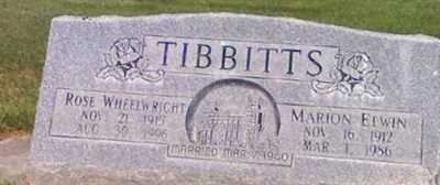 Anne Rose Wheelwright Tibbitts Anne Rose Wheelwright Tibbitts