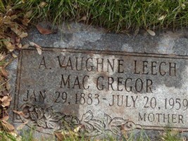 Anne Vaughne Leech MacGregor Anne Vaughne Leech MacGregor