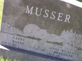 Anne Wickliffe Bradshaw Musser Anne Wickliffe Bradshaw Musser