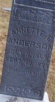 Annette E "Nettie" Anderson Annette E "Nettie" Anderson