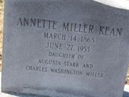 Annette Miller Kean