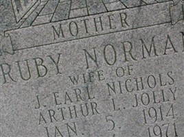 Ruby Annette Norman Nichols Jolly Ruby Annette Norman Nichols Jolly