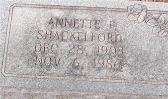 Annette Parker Shackelford Annette Parker Shackelford
