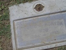 Annie A Runyon Annie A Runyon