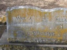 Annie A. Rushing