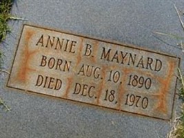 Annie B. Maynard Annie B. Maynard