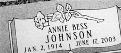 Annie Bess Johnson Annie Bess Johnson