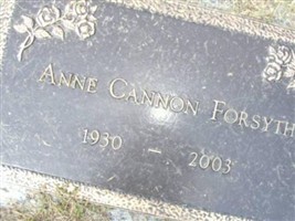 Annie Cannon Forsyth Annie Cannon Forsyth