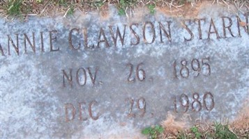 Annie Clawson Starnes Annie Clawson Starnes
