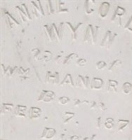 Annie Corean Wynn Handrop