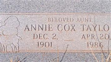 Annie Cox Taylor