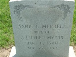 Annie E. Merrell Myers Annie E. Merrell Myers