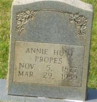 Annie Elizabeth Hunt Fears Propes