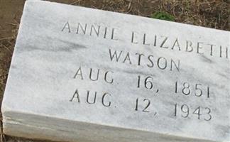 Annie Elizabeth Watson