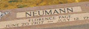 Annie-Ella Florence Page Neumann