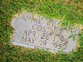 Annie Emeline Williams Costner Annie Emeline Williams Costner