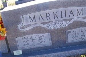 Annie Gray Johnson Markham