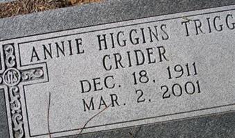 Annie Higgins Trigg Crider