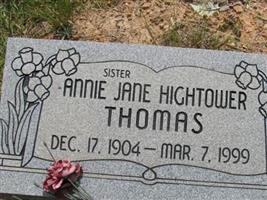 Annie Jane Hightower Thomas