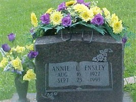 Annie L Ensley Annie L Ensley