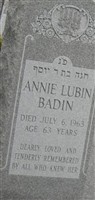 Annie Lubin Badin Annie Lubin Badin