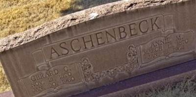 Annie M. Aschenbeck Annie M. Aschenbeck
