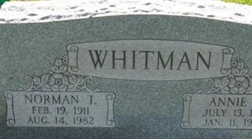 Annie M Whitman Annie M Whitman