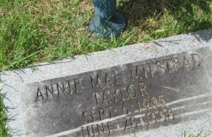 Annie Mae Milstead Taylor Annie Mae Milstead Taylor