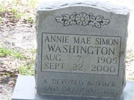 Annie Mae Simon Washington Annie Mae Simon Washington