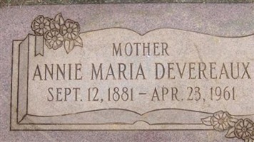Annie Maria "Nan" Devereaux