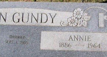 Annie May Brannan Van Gundy Annie May Brannan Van Gundy