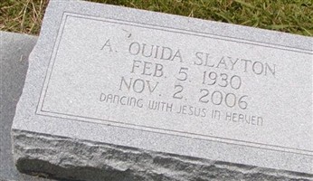 Annie Ouida Slayton Annie Ouida Slayton