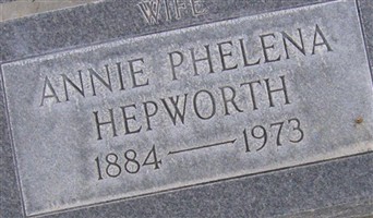 Annie Phelena Hepworth Annie Phelena Hepworth