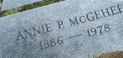 Annie Poindexter McGehee Annie Poindexter McGehee