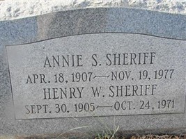 Annie S. Sheriff