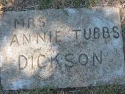 Annie Tubbs Dickson