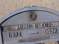 Annie U. Robertson Cox