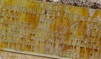 Annis Mildred Stringer Annis Mildred Stringer